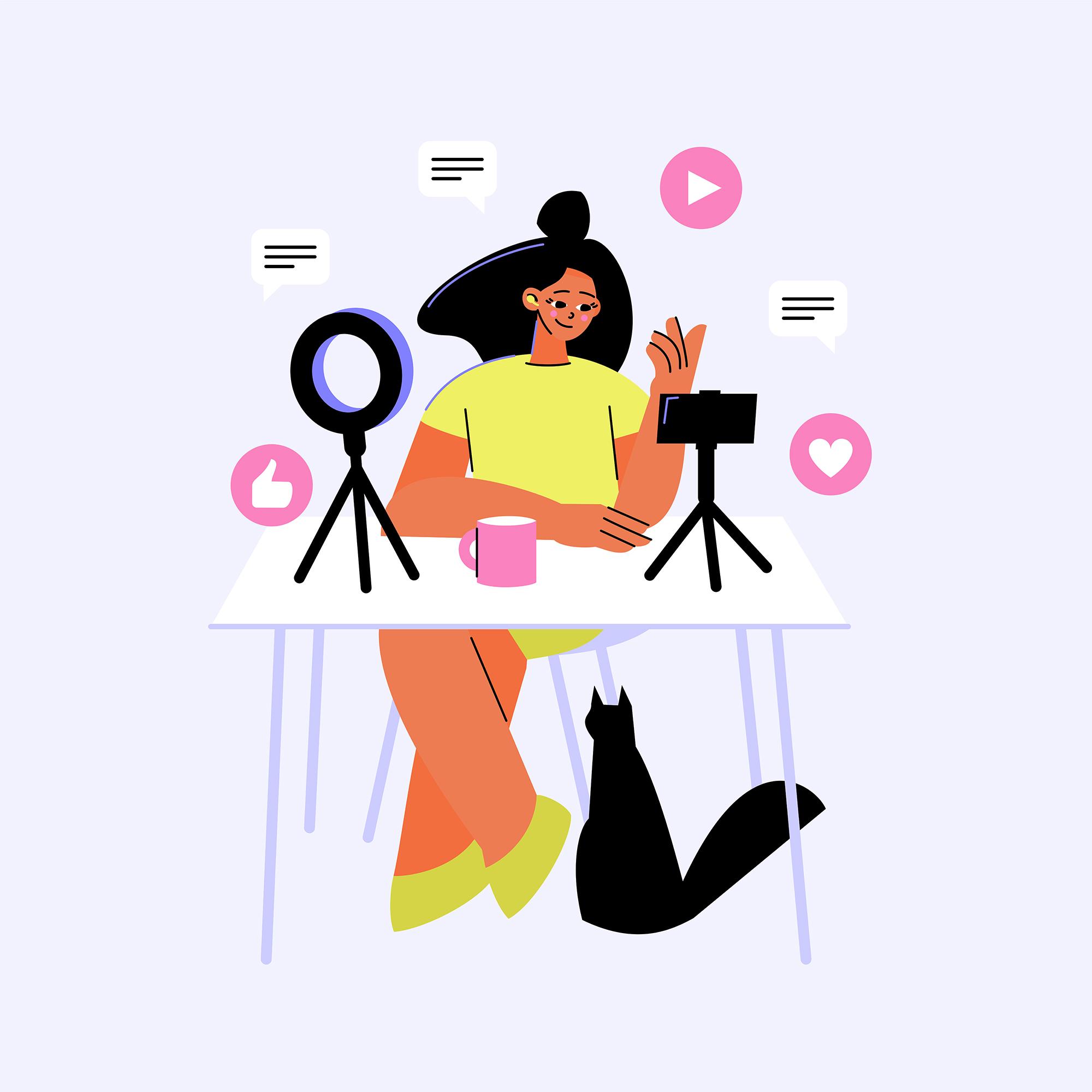 Content Maker Registration Illustration